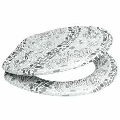 SANILO® WC-Sitz mit Soft Close Mosaic World Grey -Badaccessoires Verkäufe af47fdfb29854bd9a98639ee227825ff 1