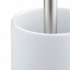 Relaxdays 2 x WC-Garnitur Keramik weiß - Weiß - Silber -Badaccessoires Verkäufe af9a19d4dc80419f8048d8c84cb148b9 1