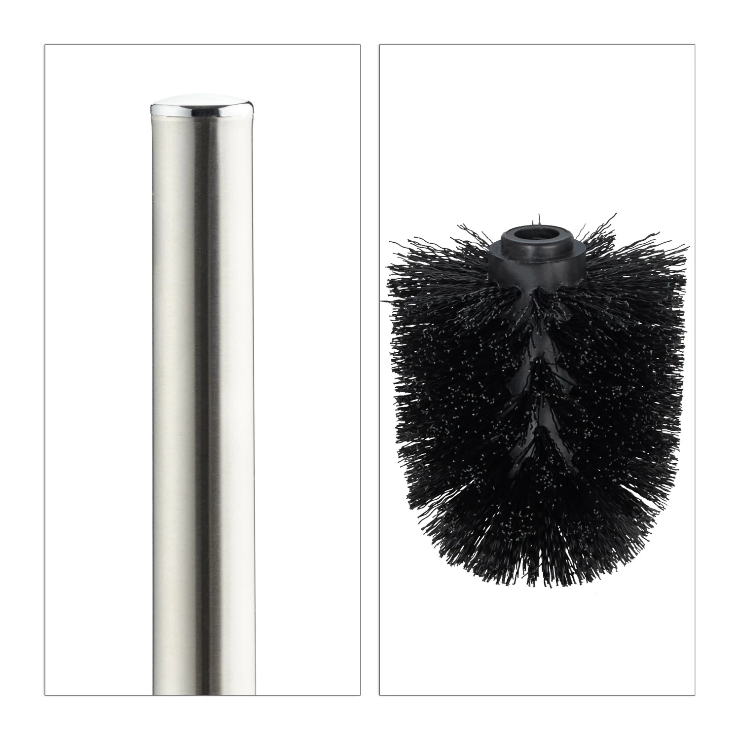 Relaxdays 1 x WC Garnitur Keramik grau - Anthrazit - Silber - Schwarz - Tiefe: 12 cm 6 Relaxdays 1 x WC Garnitur Keramik grau - Anthrazit - Silber - Schwarz - Tiefe: 12 cm – Bild 4