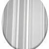 SANILO® WC-Sitz mit Absenkautomatik Grey Stripes -Badaccessoires Verkäufe b26bb886af1c452f90923ade95e306ea