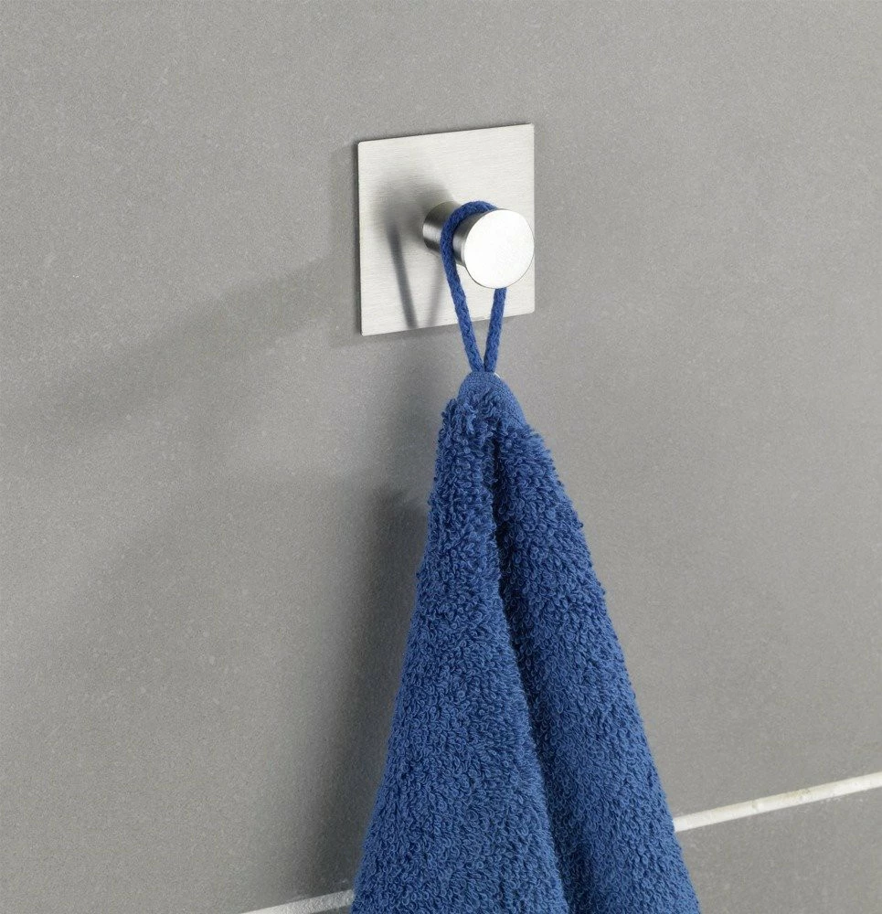 WENKO Badetuchhalter, Wandhalter aus Stahl 5 WENKO Badetuchhalter, Wandhalter aus Stahl – Bild 3