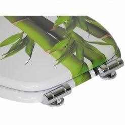 SANILO® WC-Sitz mit Absenkautomatik Bambus Grün -Badaccessoires Verkäufe b33076d801484a78816eca5e2453467a