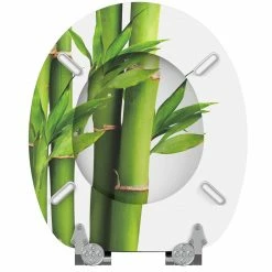 SANILO® WC-Sitz mit Absenkautomatik Bambus Grün -Badaccessoires Verkäufe b34458c9f69d43cca96c24bd3786e031