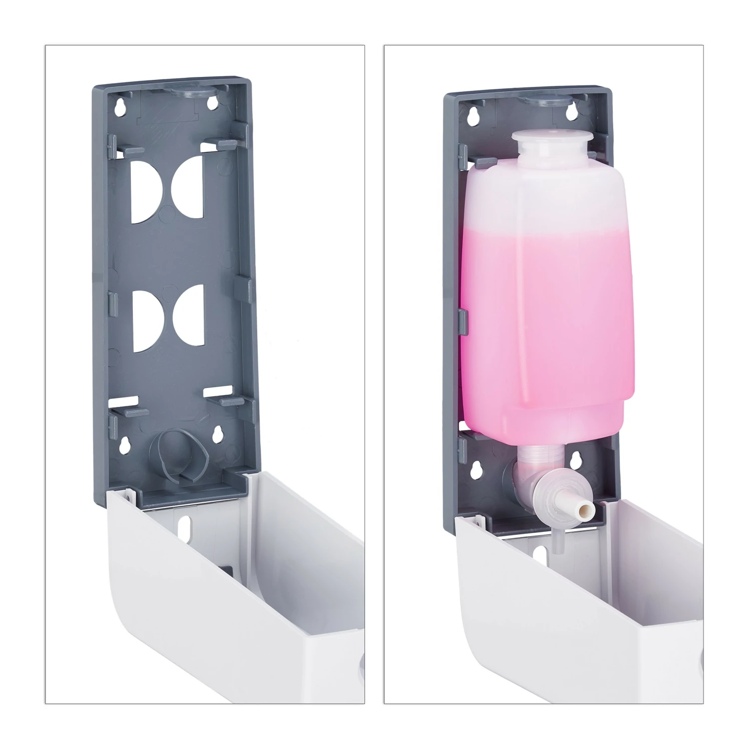 Relaxdays 4 x Wandseifenspender 8 Relaxdays 4 x Wandseifenspender – Bild 6