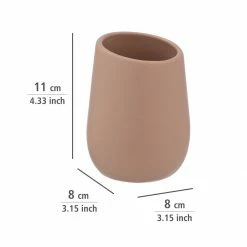 WENKO Keramikbecher für Pinsel BADI, grey -Badaccessoires Verkäufe b5b1e719e80b44e4998c05c5c01ae7ed