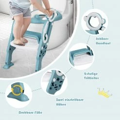 Costway Kinder Toilettensitz höhenverstellbar -Badaccessoires Verkäufe b7588440a5254f218bb4b9f87988956f
