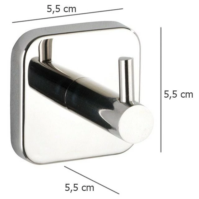 Handtuchhaken MEZZANO, silbern, WENKO 7 Handtuchhaken MEZZANO, silbern, WENKO – Bild 5