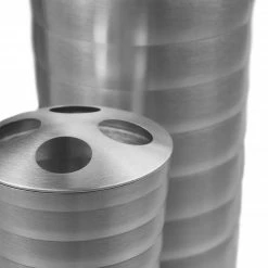 Relaxdays 5-tlg. Badezimmer Set Edelstahl -Badaccessoires Verkäufe b8f1b8f7a7d543709f6e8f4e424eaf1f