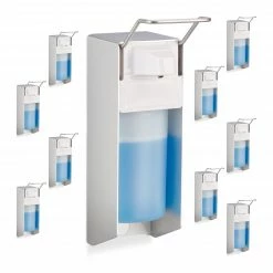 Relaxdays 10 x Eurospender Seifenspender 500 ml