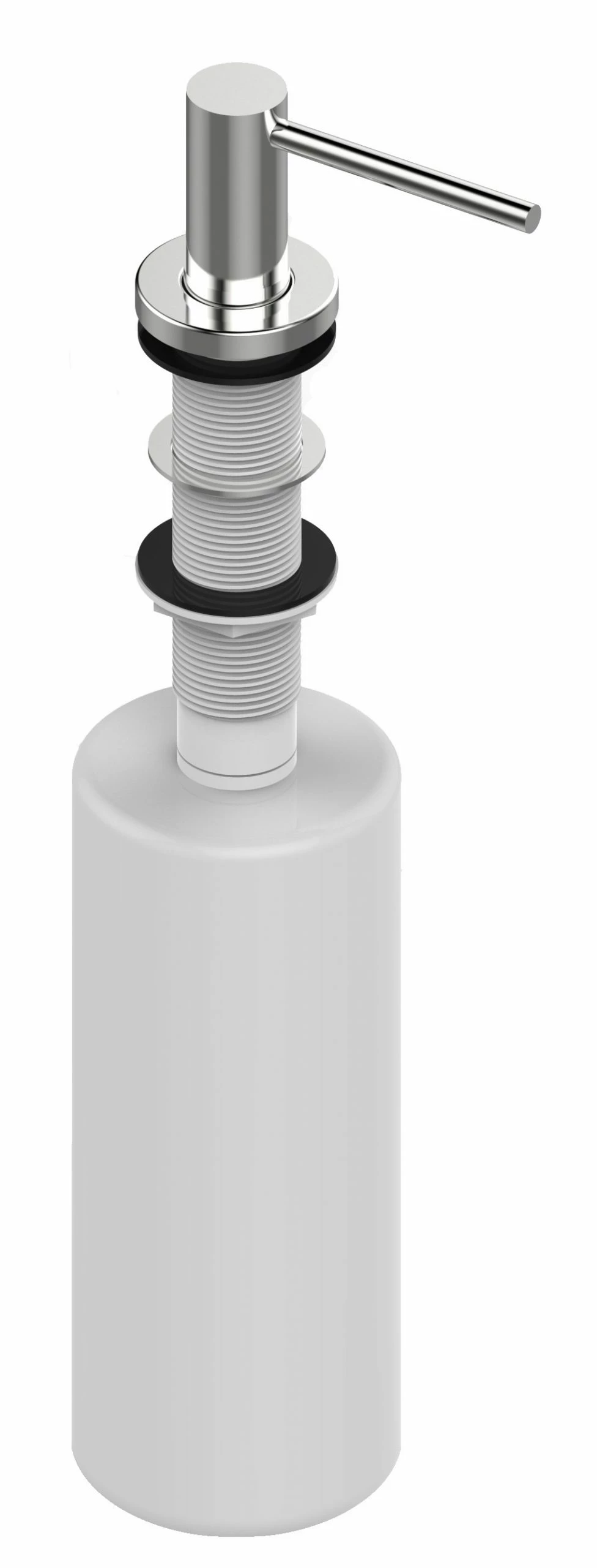 VIZIOCUCINA Edelstahl Seifenspender Chrom 3 VIZIOCUCINA Edelstahl Seifenspender Chrom