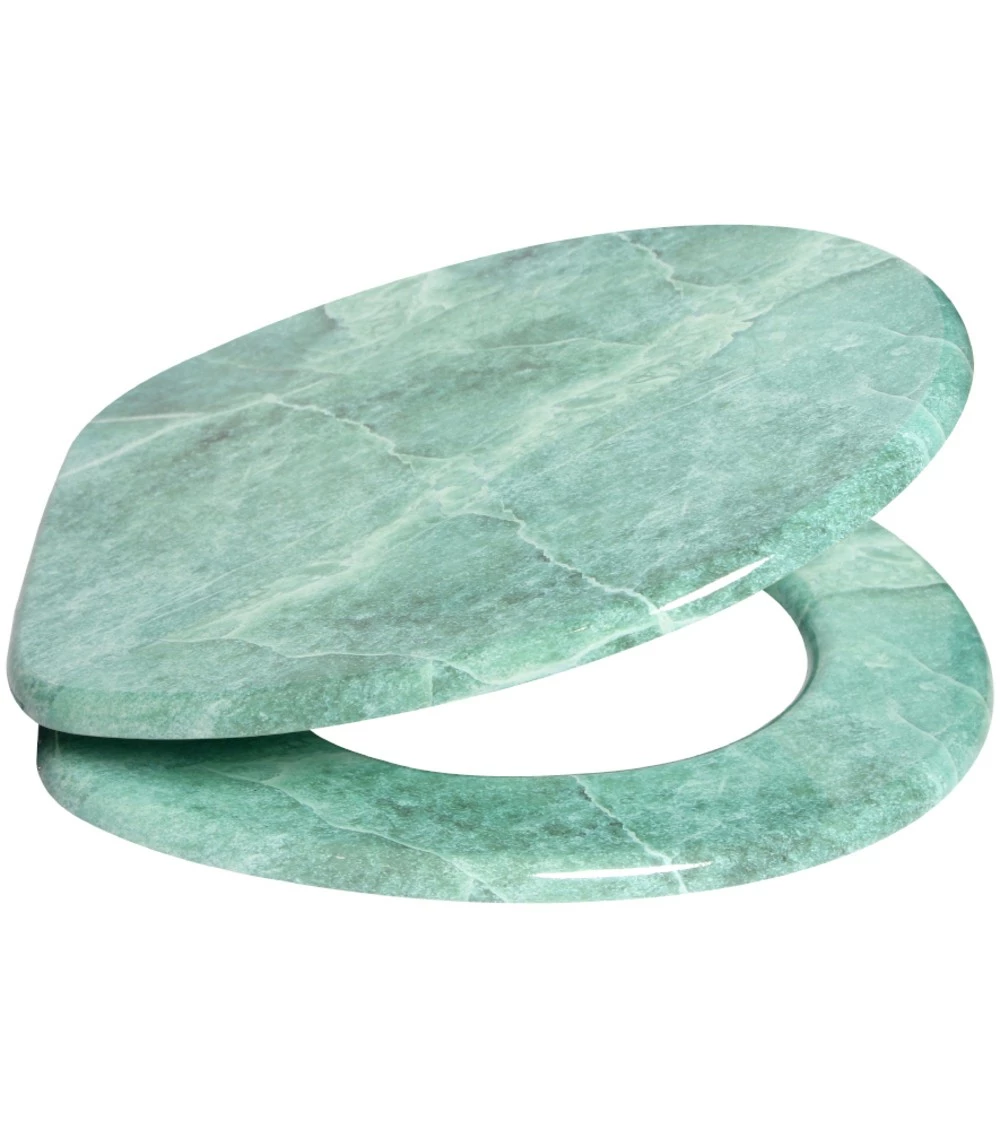 SANILO® WC-Sitz mit Absenkautomatik Marmor Grün 7 SANILO® WC-Sitz mit Absenkautomatik Marmor Grün – Bild 5