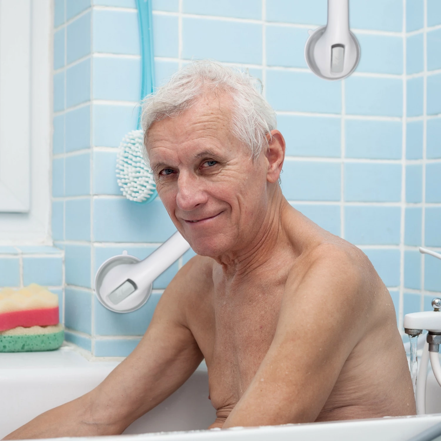 Relaxdays 2 Haltegriffe mit Saugnapf 5 Relaxdays 2 Haltegriffe mit Saugnapf – Bild 3