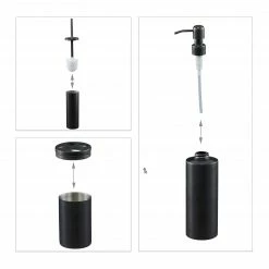 Relaxdays 5-tlg. Badezimmer Set anthrazit -Badaccessoires Verkäufe beea609e9c0548348d5e75c8838c1ff6