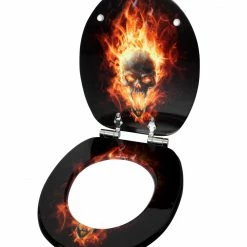 SANILO® WC-Sitz mit Absenkautomatik Totenkopf -Badaccessoires Verkäufe c17d0a1c60ba47668193c52904388789