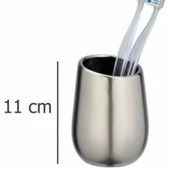 WENKO Zahnputzbecher BADI, verchromt, mattiert -Badaccessoires Verkäufe c196fa80f4764983a834011f82c6a1ea.cropped 84 73 662 910.processed
