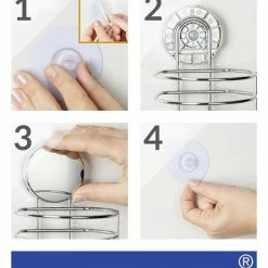 WENKO Toilettenpapierhalter OSIMO Static-Loc -Badaccessoires Verkäufe c2508958b6f04e2eb6fe3cc566cddfe9