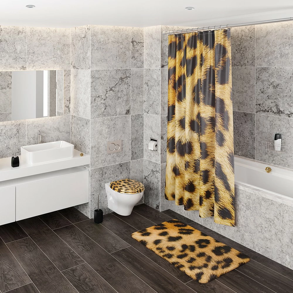 SANILO® WC-Sitz Absenkautomatik Leopardenfell 4 SANILO® WC-Sitz Absenkautomatik Leopardenfell – Bild 2