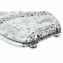 SANILO® WC-Sitz Mosaic World Grey -Badaccessoires Verkäufe c535384a461b45dba7650450a87f7f06