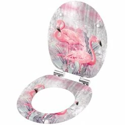 SANILO® WC-Sitz mit Absenkautomatik Flamingo 2 -Badaccessoires Verkäufe c5924c998578450894b7c90c4b888986