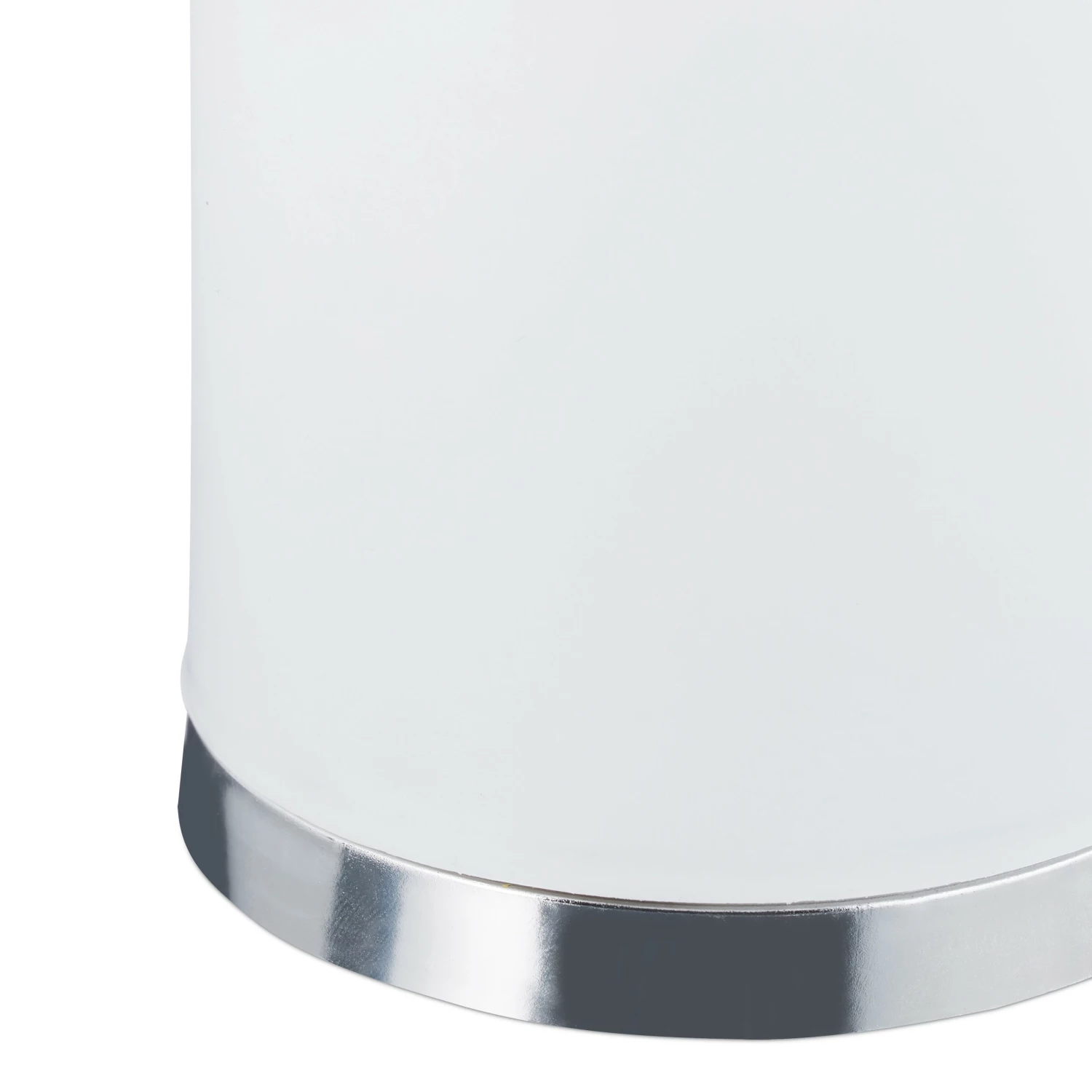 Relaxdays 2 x WC-Garnitur rund weiß - Weiß - Silber - Schwarz 9 Relaxdays 2 x WC-Garnitur rund weiß - Weiß - Silber - Schwarz – Bild 7