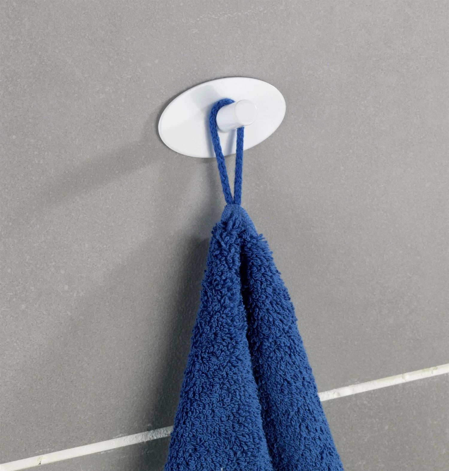 WENKO PICENO Handtuchhalter, weiße Matte 4 WENKO PICENO Handtuchhalter, weiße Matte – Bild 2