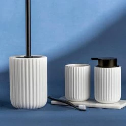 WENKO Zahnputzbecher BELLUNO, Keramik, Ø 8 cm -Badaccessoires Verkäufe ca318296376b4ba1808621879e1ad63e