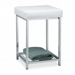 Relaxdays Gepolsterter Hocker mit Ablage Weiß 14 Relaxdays Gepolsterter Hocker mit Ablage Weiß -Badaccessoires Verkäufe cadf4033dc4d4277846eb81e4a12732c