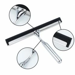 Intirilife Fensterabzieher in SILBER -Badaccessoires Verkäufe cc559b5015a74ddeacc42a032f0d3dc3