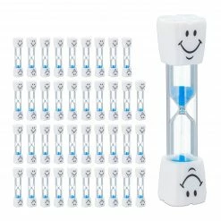 Relaxdays 40 x Sanduhr Zähneputzen Kinder