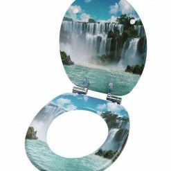 SANILO® WC-Sitz mit Absenkautomatik Wasserfall -Badaccessoires Verkäufe d055cf24c2334a609a74534cb6d2e476