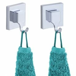 WENKO Vacuum-Loc Wandhaken Quadro 2er Set -Badaccessoires Verkäufe d1d9949e023041ca805e8f38a6f626c5