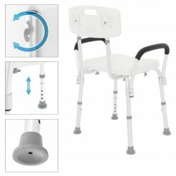 ECD Germany Duschstuhl 6-stufig, weiß, bis 200kg 12 ECD Germany Duschstuhl 6-stufig, weiß, bis 200kg -Badaccessoires Verkäufe d1e6768917eb4069b8537338c59f7d46.cropped 13 17 1946 1963.processed