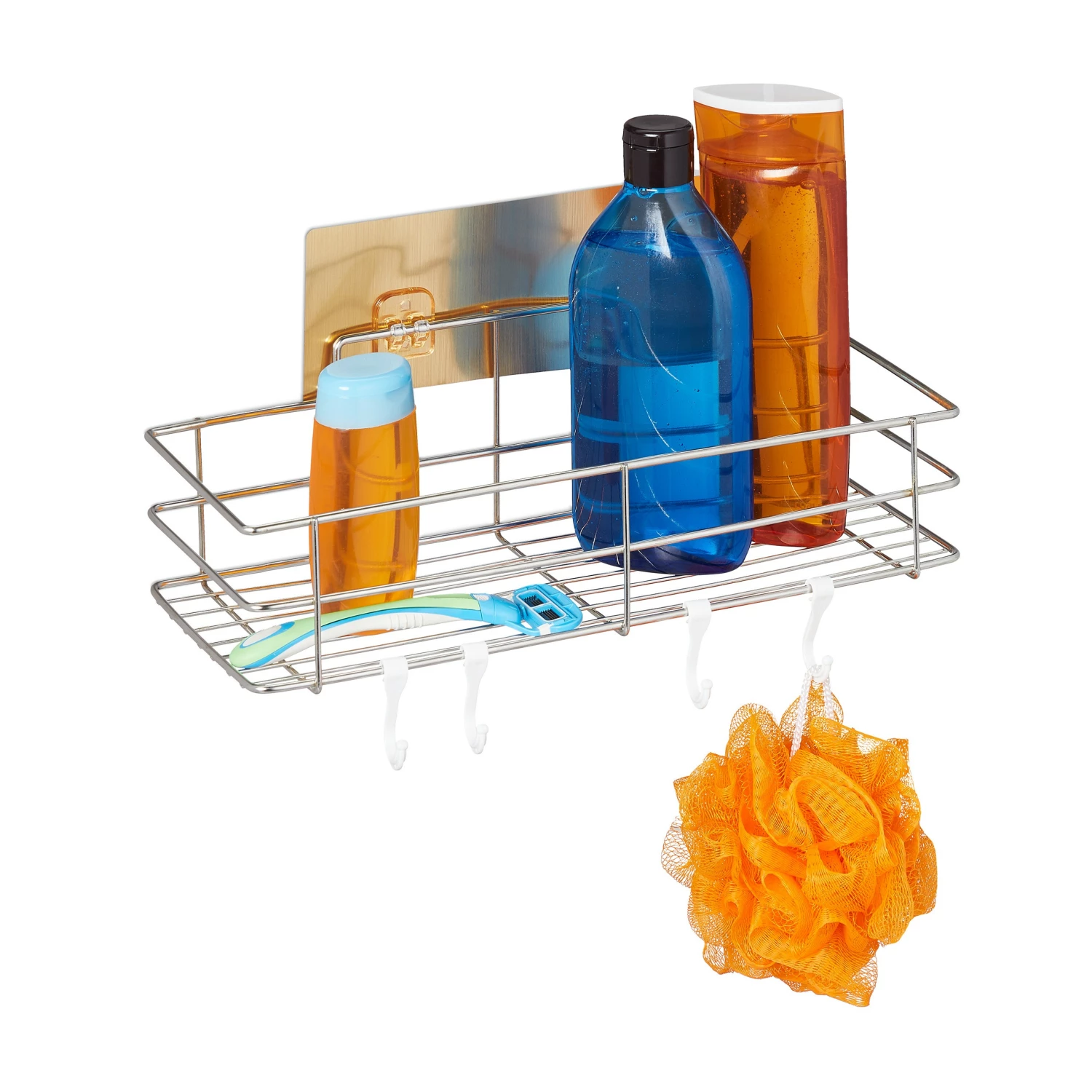 Relaxdays Duschablage ohne Bohren 7 Relaxdays Duschablage ohne Bohren – Bild 5