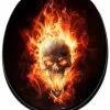 SANILO® WC-Sitz Totenkopf in Flammen -Badaccessoires Verkäufe d5db04721cca41de82f699d7af9a2536 1