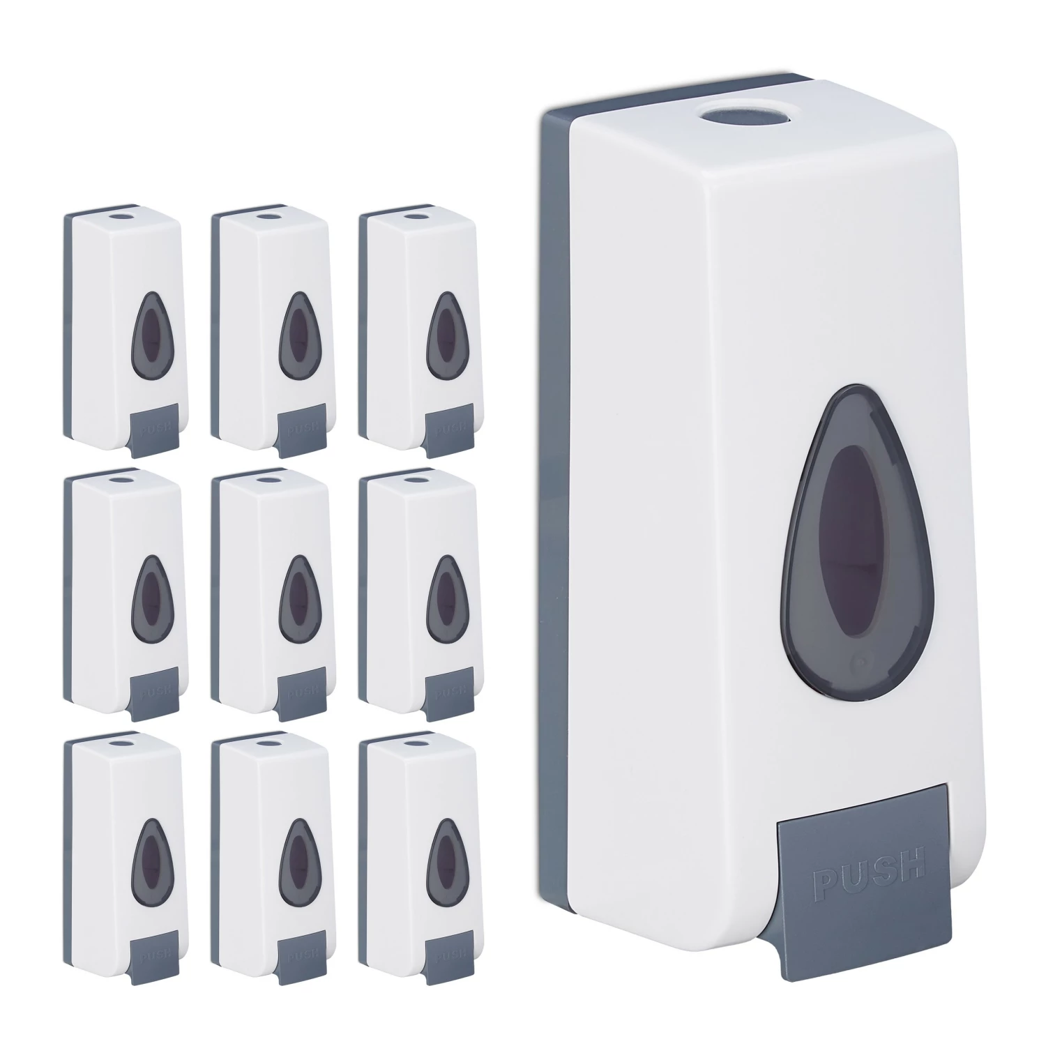 Relaxdays 10x Wandseifenspender 3 Relaxdays 10x Wandseifenspender