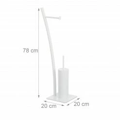 Relaxdays WC-Garnitur weiß -Badaccessoires Verkäufe d69d12f56e5e43e99af283a395691027