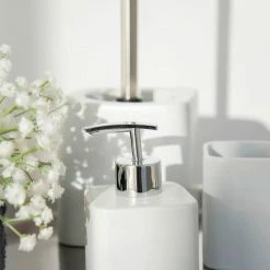 WENKO Spender mit Flüssigseifenpumpe -Badaccessoires Verkäufe d7d9a880dbd24a7787e4d3149a715ebd