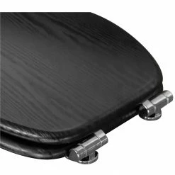 SANILO® WC-Sitz mit Absenkautomatik Black Wood -Badaccessoires Verkäufe d874a1f1dd194711a314d6950e384f75