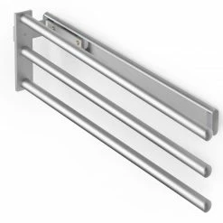 Emuca Ausziehbarer Handtuchhalter 3 arme