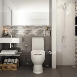 Relaxdays Ovaler Toilettendeckel Absenkautomatik -Badaccessoires Verkäufe db17e98d2e9942df919d475df73e49d0