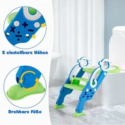Costway Kinder Toilettensitz höhenverstellbar -Badaccessoires Verkäufe dbce55affe124a4da7855db590f76551