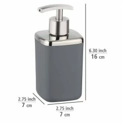 Seifenspender anthrazit BARCELONA, Wenko -Badaccessoires Verkäufe dc3a373d12ef4941b211813776d406e5