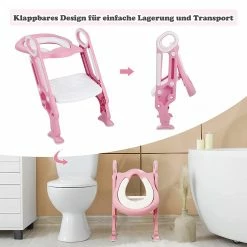 Costway Kinder Toilettensitz höhenverstellbar -Badaccessoires Verkäufe dda53525418142d6a4e6f882e6ea6e87