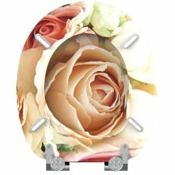 SANILO® WC-Sitz mit Absenkautomatik Rosa Rose -Badaccessoires Verkäufe df1ab674f4df4fae82afc1d37e7777f3