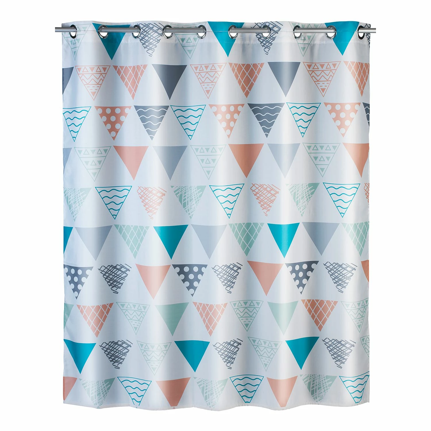 WENKO Duschvorhang Ethno Flex - Kunstfaser - Mehrfarbig 3 WENKO Duschvorhang Ethno Flex - Kunstfaser - Mehrfarbig