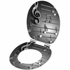 SANILO® WC-Sitz Absenkautomatik Musical Notes -Badaccessoires Verkäufe e083c6f828bd4af6ab90a9faaf2bfc5e