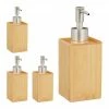 Relaxdays 4 x Seifenspender Bambus -Badaccessoires Verkäufe e176690bfa274258a502816d0af2d55b