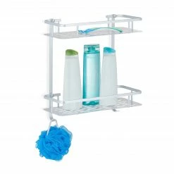 Relaxdays Duschregal mit 2 Etagen -Badaccessoires Verkäufe e29b42e9a0534acabf5ae993b7d6e24b