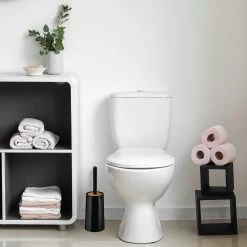 Relaxdays Toilettenbürste mit Behälter - Schwarz - Braun -Badaccessoires Verkäufe e2c8c894181a42fe9fc4558f89f5a737