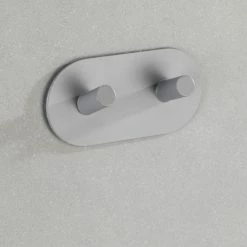 Grauer Handtuchhalter, 2 Haken, WENKO 9 Grauer Handtuchhalter, 2 Haken, WENKO -Badaccessoires Verkäufe e55ec0370426453f9fc7ec0e6ae12464